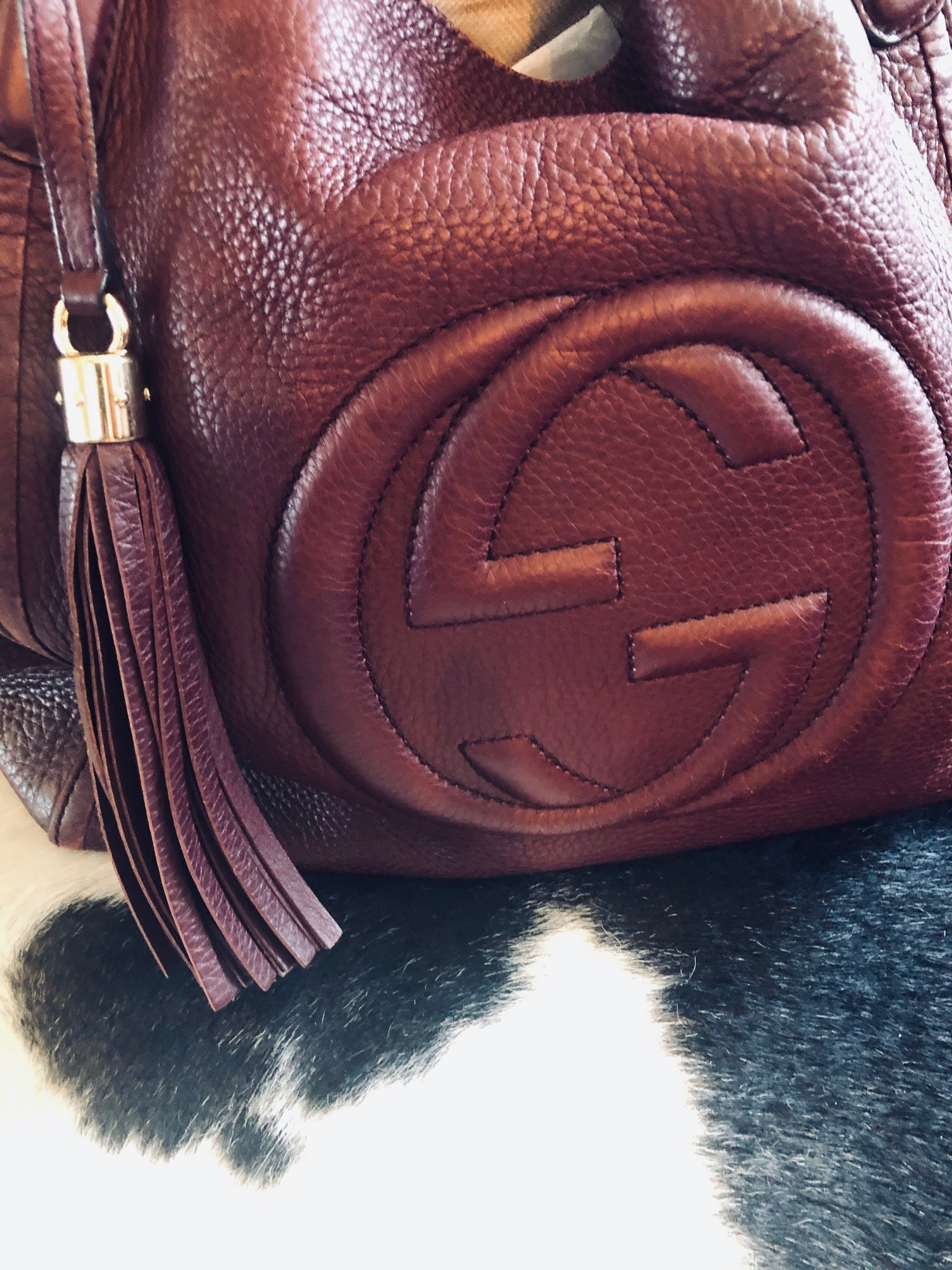 Genuine Gucci Handbag Dark Brown Leather Top Handle Flap Bag With Coin Purse.  Rare Mid-century Vintage 1950s 1960s - Etsy